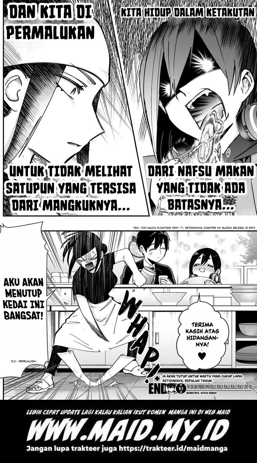 Kimi no Koto ga Dai Dai Dai Dai Daisuki na 100-ri no Kanojo chapter 83